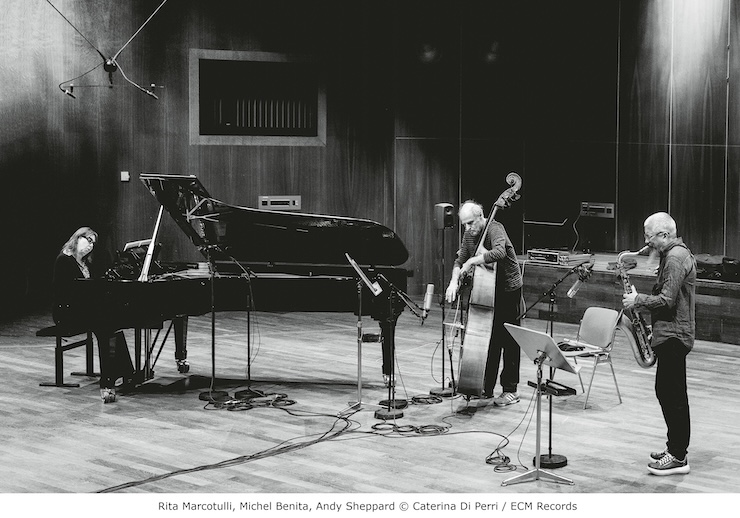 The Trio playing